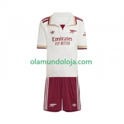 Camisola Arsenal Criança Equipamento Terceiro 2025-2026 Manga Curta